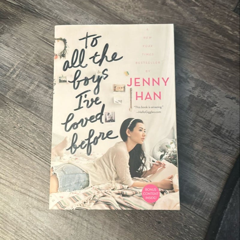 To All the Boys I've Loved Before