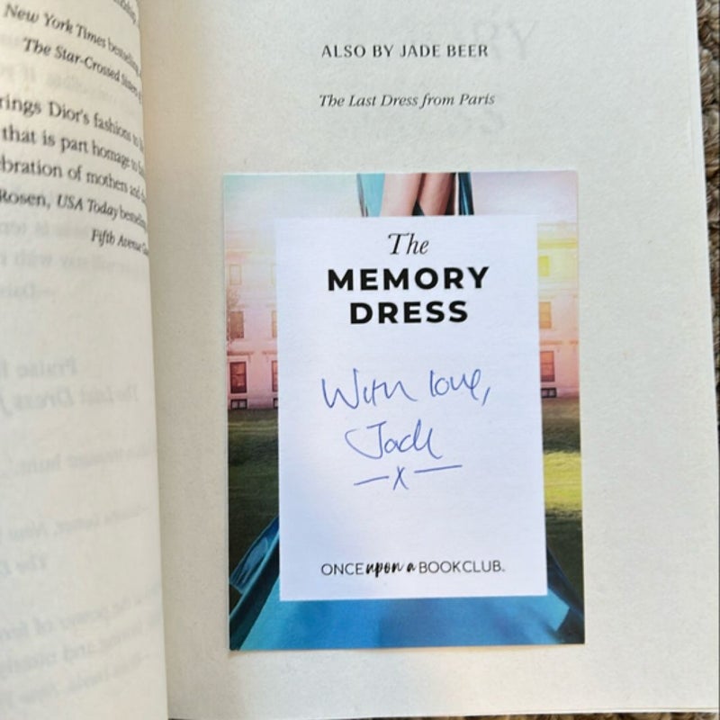 The Memory Dress - Signed - Gift set experience!