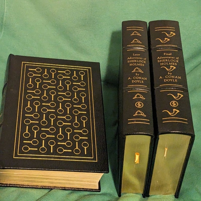 Easton Press Sherlock Holmes 3 Book Set 1978