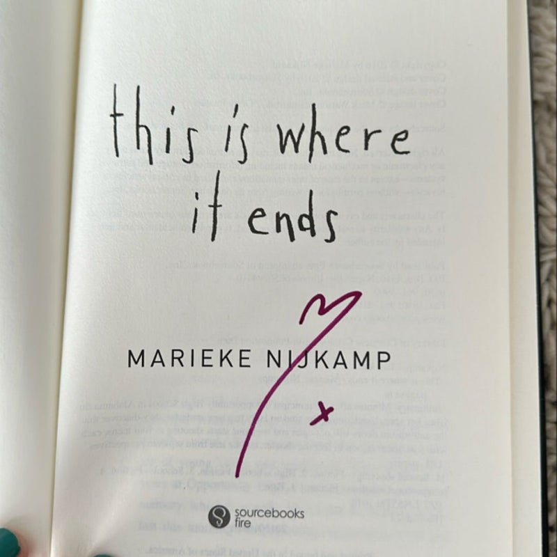 This Is Where It Ends (SIGNED EDITION)