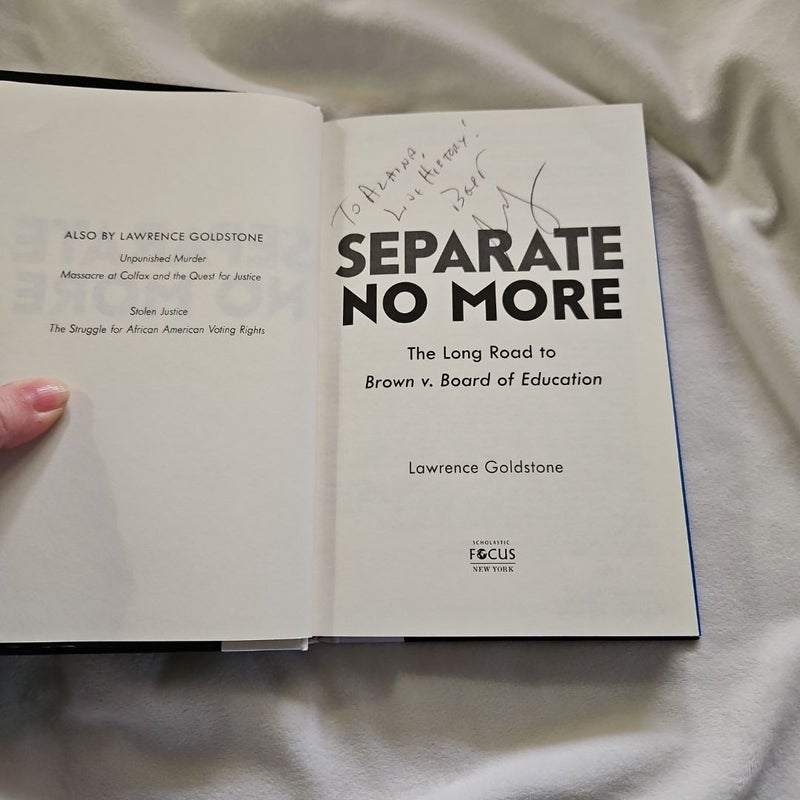 Separate No More: the Long Road to Brown V. Board of Education (Scholastic Focus)