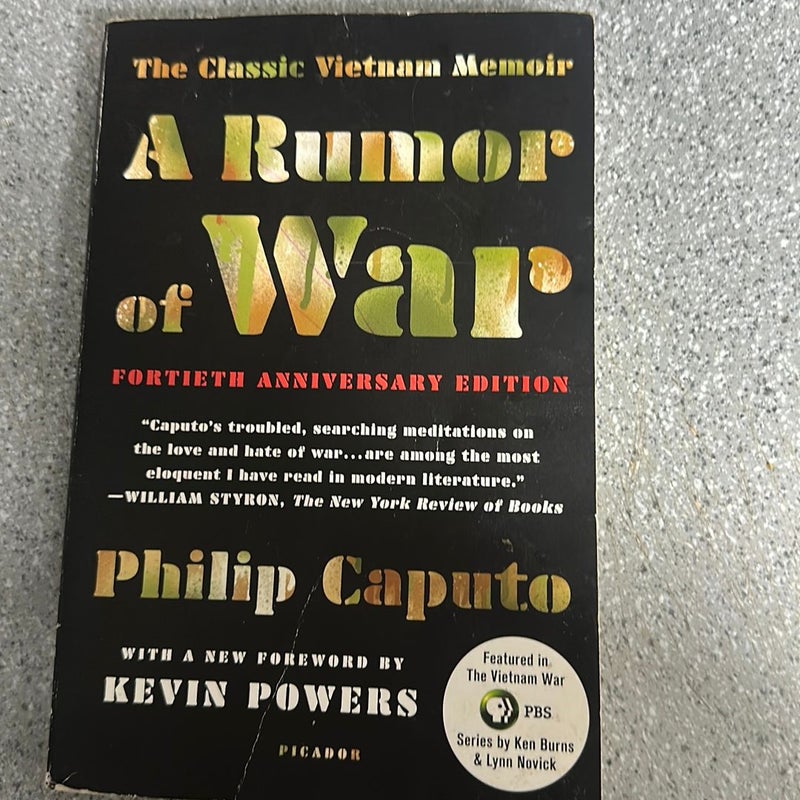 A Rumor of War