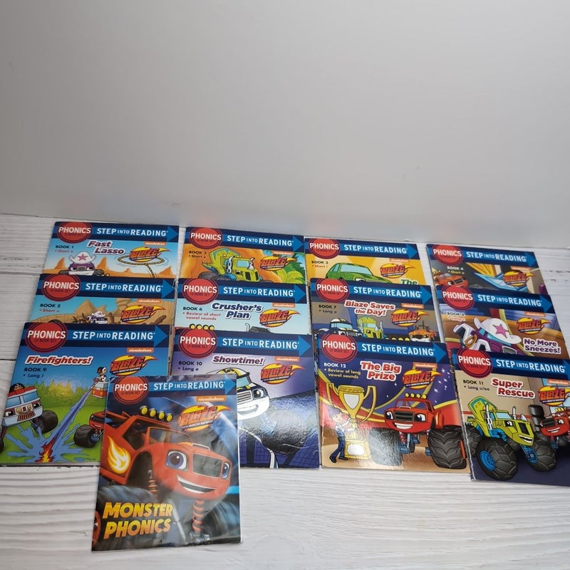 Monster Phonic 12-Book Boxed Set (Blaze and the Monster Machines)