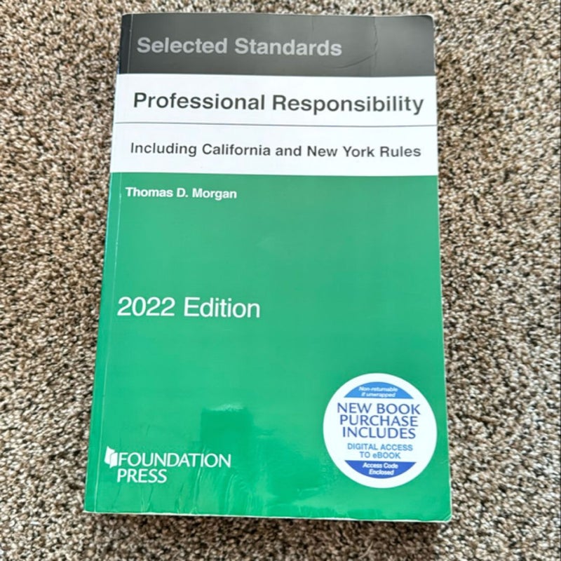 Model Rules of Professional Conduct and Other Selected Standards, 2022 Edition