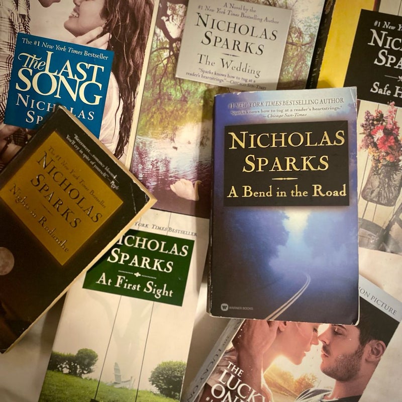 7 Nicholas Sparks Books ✨