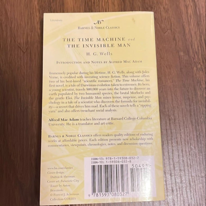 The Time Machine and the Invisible Man