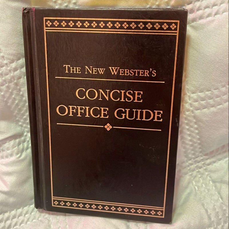 The New Webster's Concise Office Guide