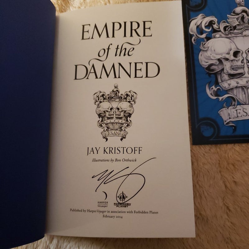Empire of the Damned SIGNED FOBIDDEN PLANET EDITION 