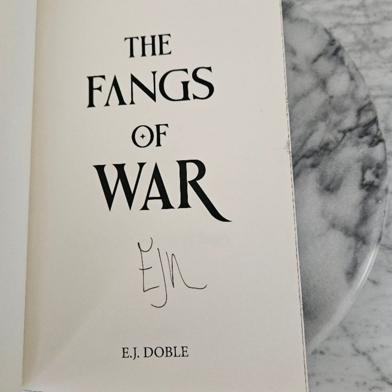 The Fangs of War: Page and Wick Signed