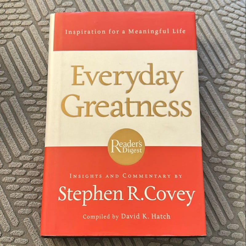 Everyday Greatness