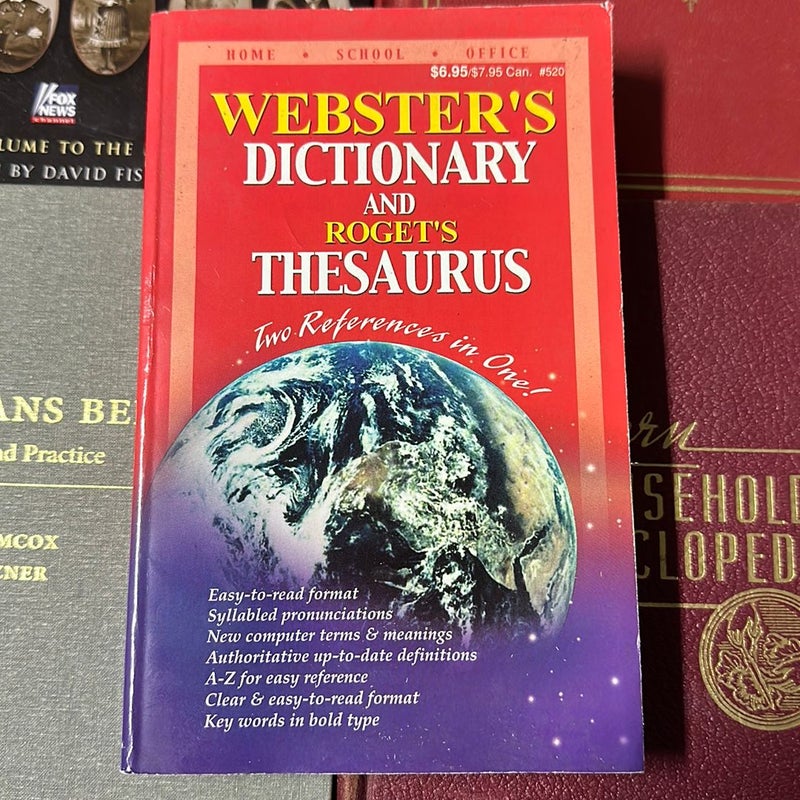 Dictionary and thesaurus 