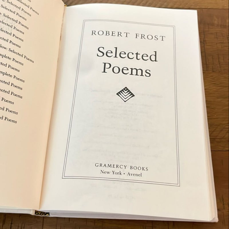 Selected Poems by Robert Frost