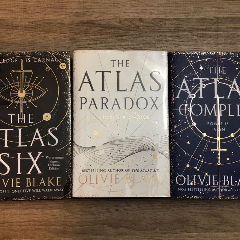 The Atlas Six Trilogy HANDSIGNED Special Edition