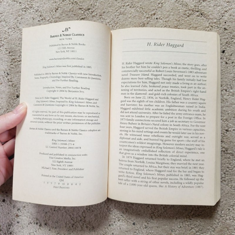 King Solomon's Mines (Barnes & Noble Classics Edition, 2004)