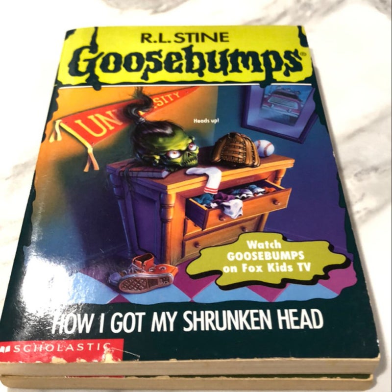 Vintage Goosebumps 4 pack