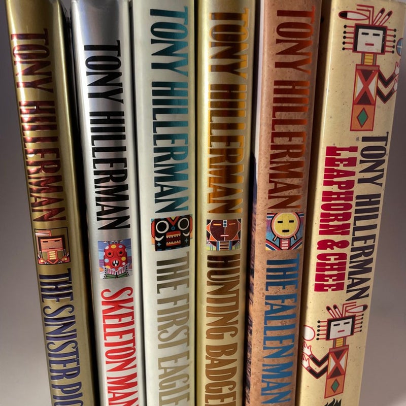 Tony Hillerman First Edition Hardcover Book Set of 6 Books