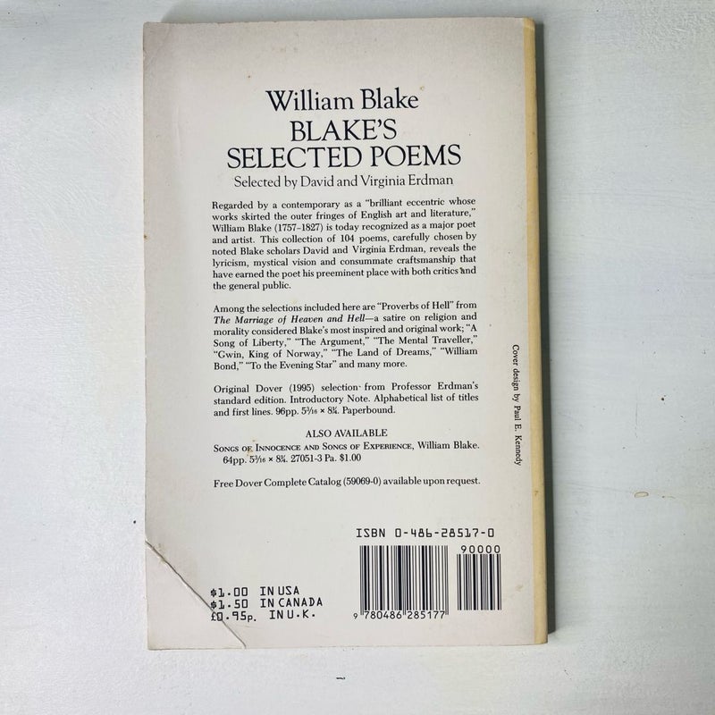 Blake's Selected Poems