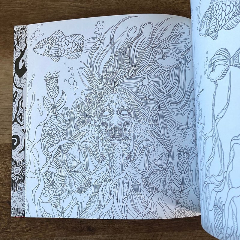 The Beauty of Horror 1: a GOREgeous Coloring Book