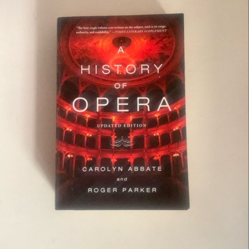 A History of Opera