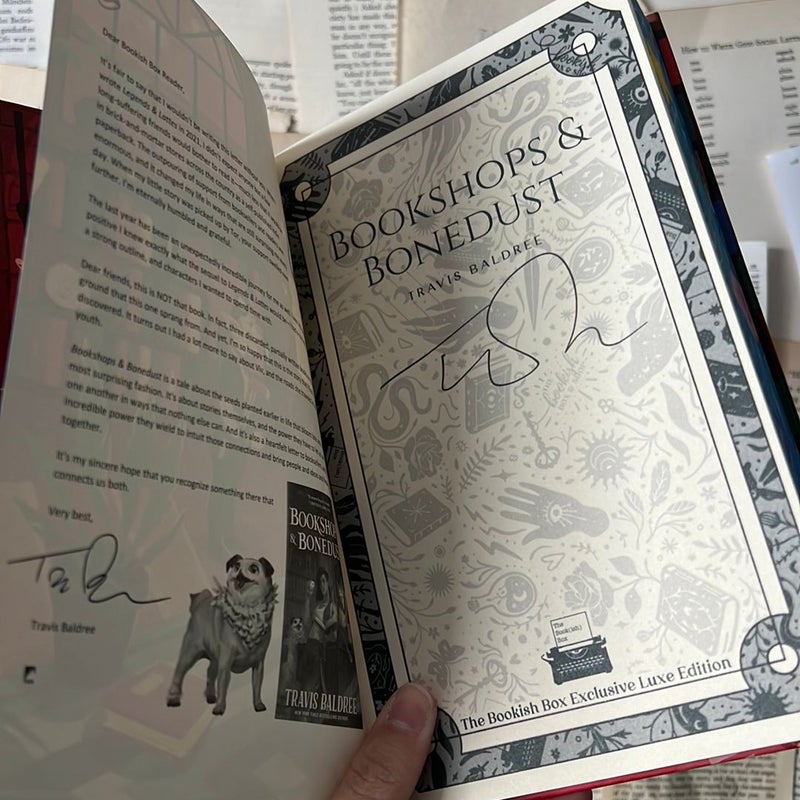 Bookshops & Bonedust / SIGNED The Bookish Box edition