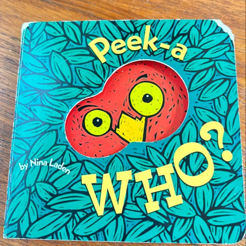 Peek-A Who? (Lift the Flap Books, Interactive Books for Kids, Interactive Read Aloud Books)