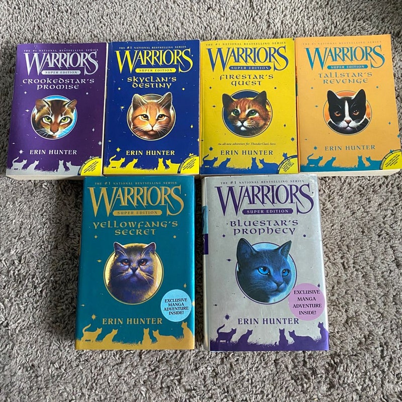 44 Warriors Books (Sets 1-4, Super Editions, Mangas, Lore)