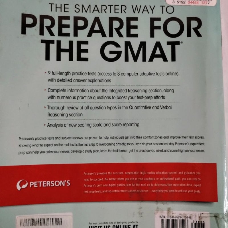 Master the GMAT 2014 by Peterson&rsquo;s Publishing Staff