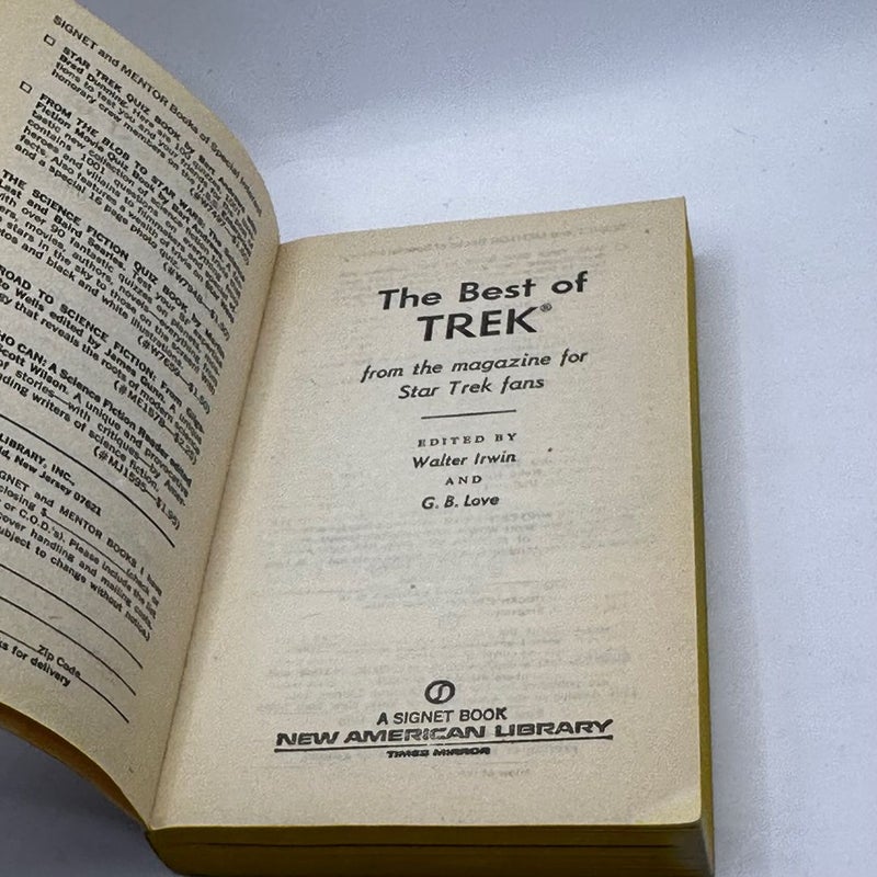 The Best of Trek(1978 1st ed 1st print)