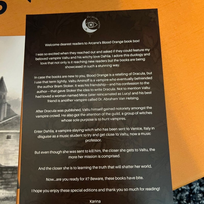 Blood Orange and Black Rose Duology (1 book signed!)