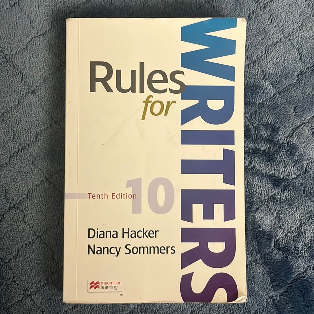 Rules for Writers (Paperbound)