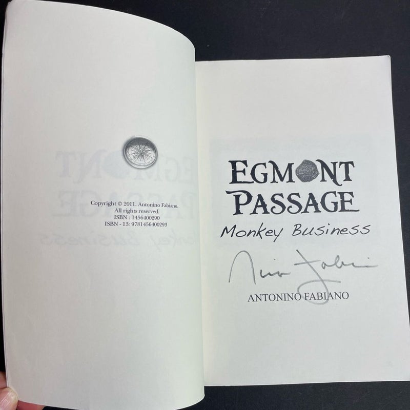 Egmont Passage: Monkey Business, SIGNED COPY 