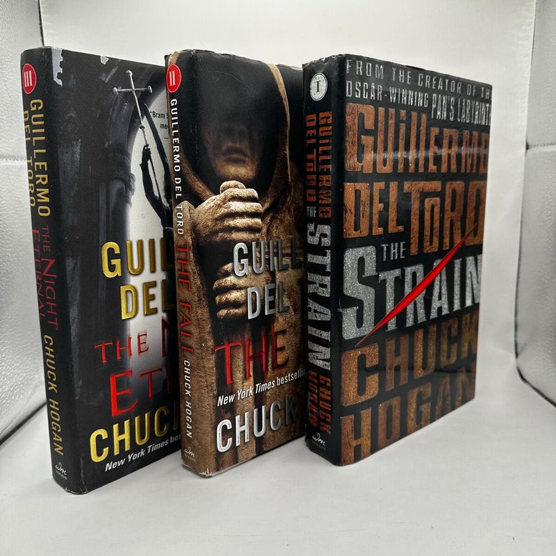 The Strain Trilogy 1-3 (all 1st editions 1st printings)