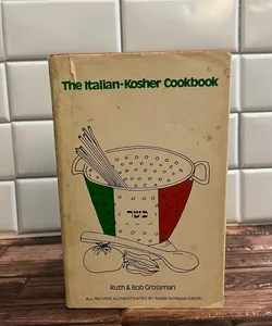 Vintage 1964 THE ITALIAN KOSHER COOKBOOK by Ruth & Bob Grossman  Hardcover w/ DJ