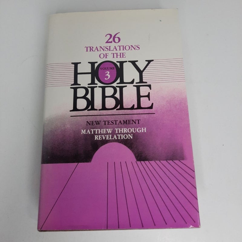 26 Translations of the Holy Bible Volumes 1-3