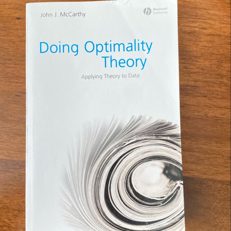 Doing Optimality Theory