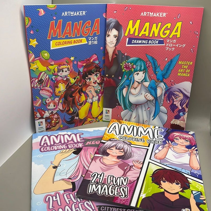 Anime/Manga Coloring/Drawing Bundle 
