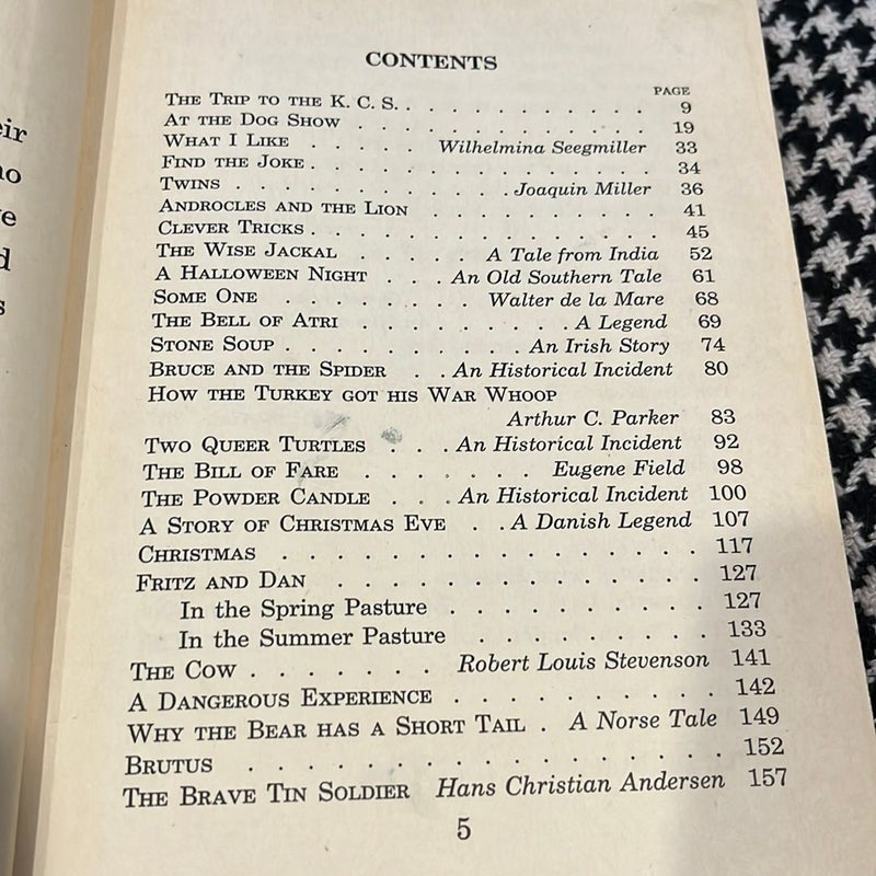 1929 vintage The Children’s Own Readers Book Three 