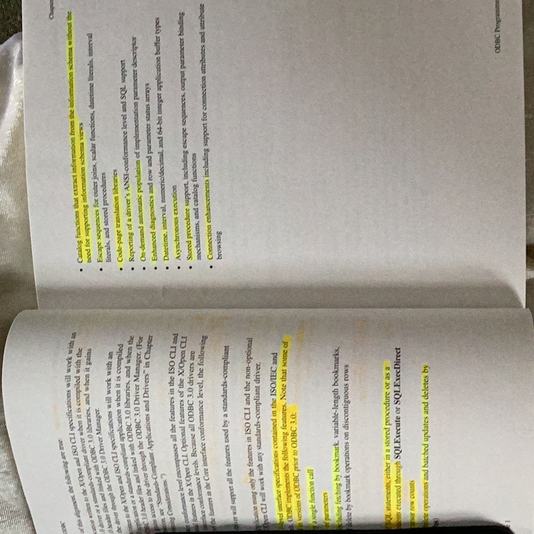 Microsoft ODBC 3.0 Software Development Kit and Programmer's Reference ...