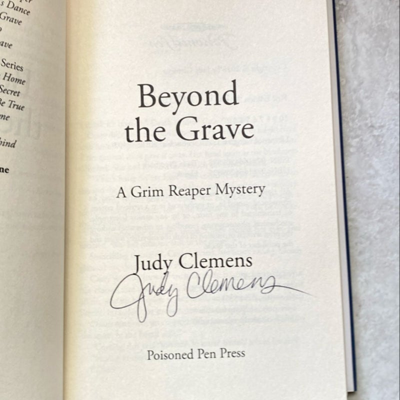 Beyond the Grave (Signed by Author)