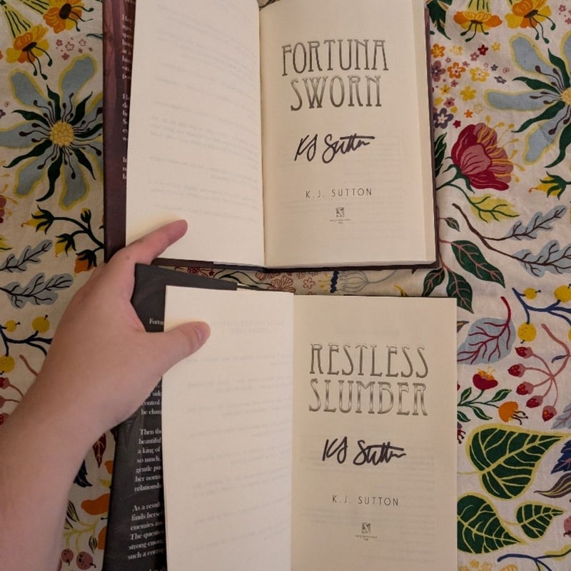Fortuna Sworn & Restless Slumber (Signed!)