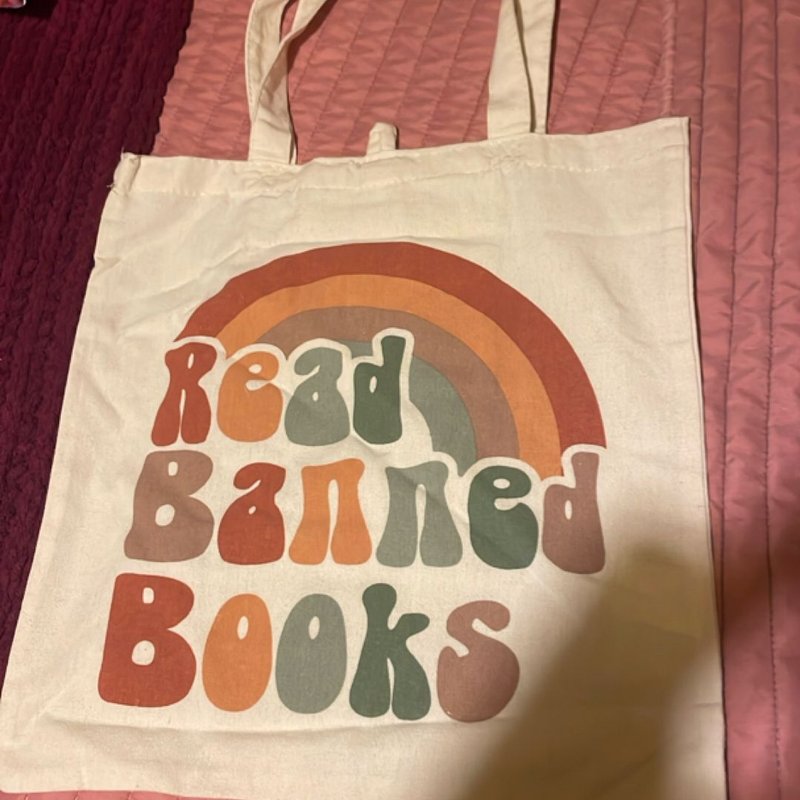Banned Books tote bag