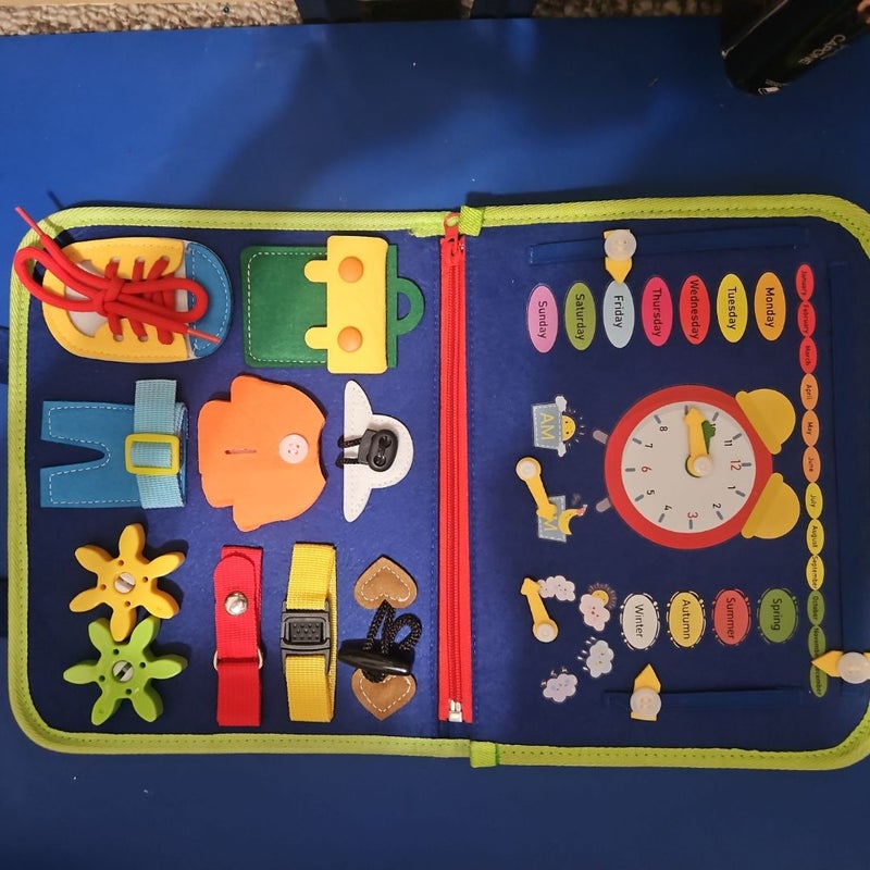 Activity Briefcase for Toddlers