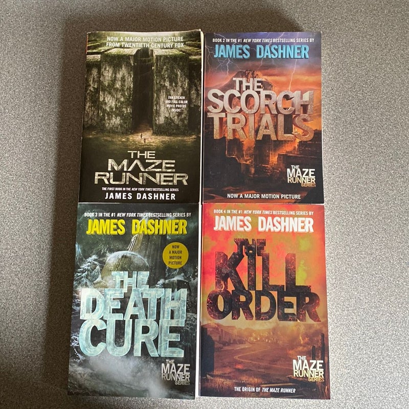The Maze Runner / The Scorch Trials / The Death Cure / The Kill Order