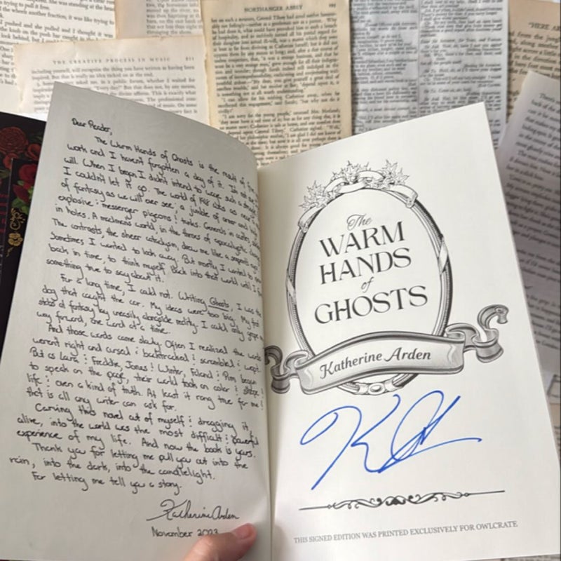 The Warm Hands of Ghosts / Owlcrate SE SIGNED