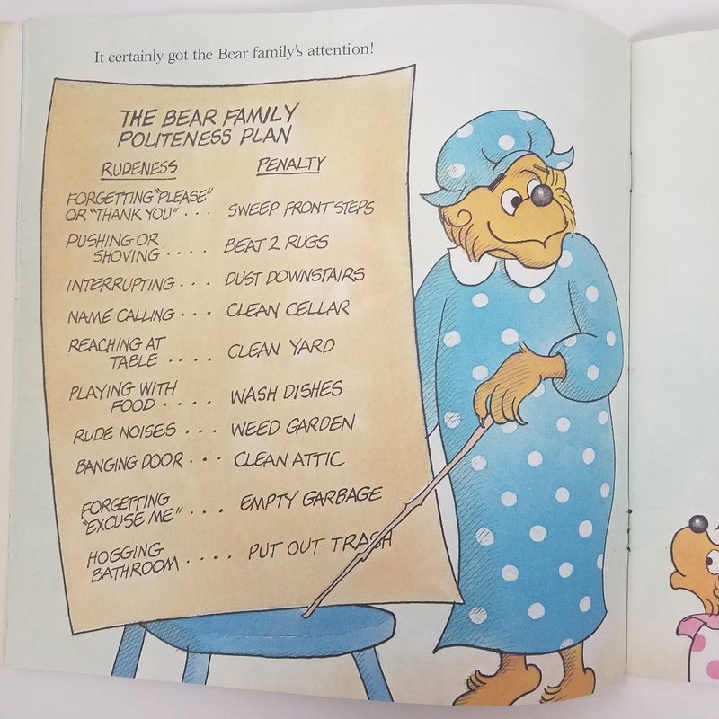 The Berenstain Bears Forget Their Manners (First Time Books)