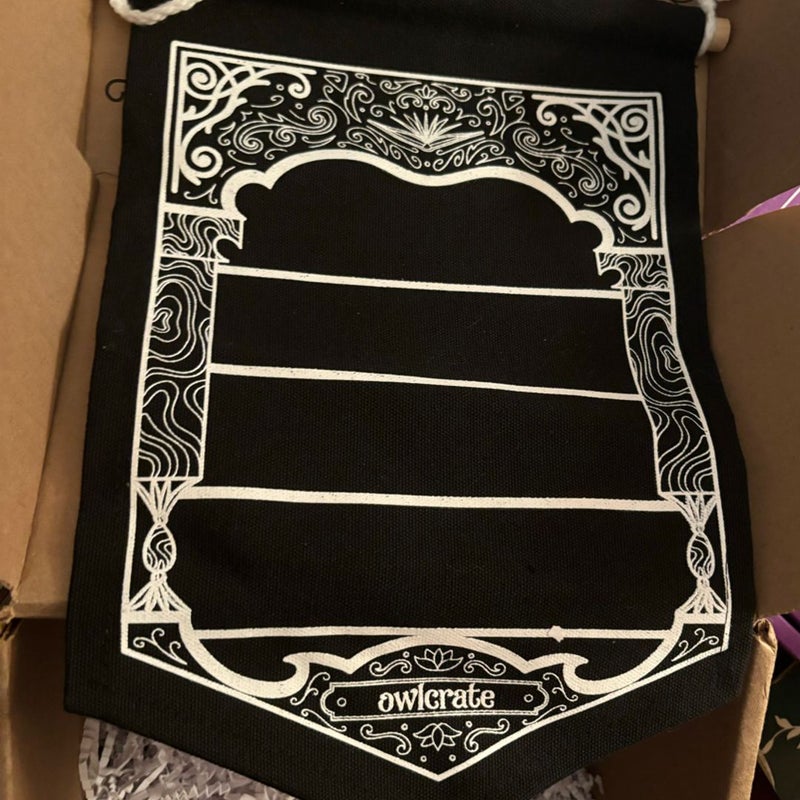 Owlcrate pin banner