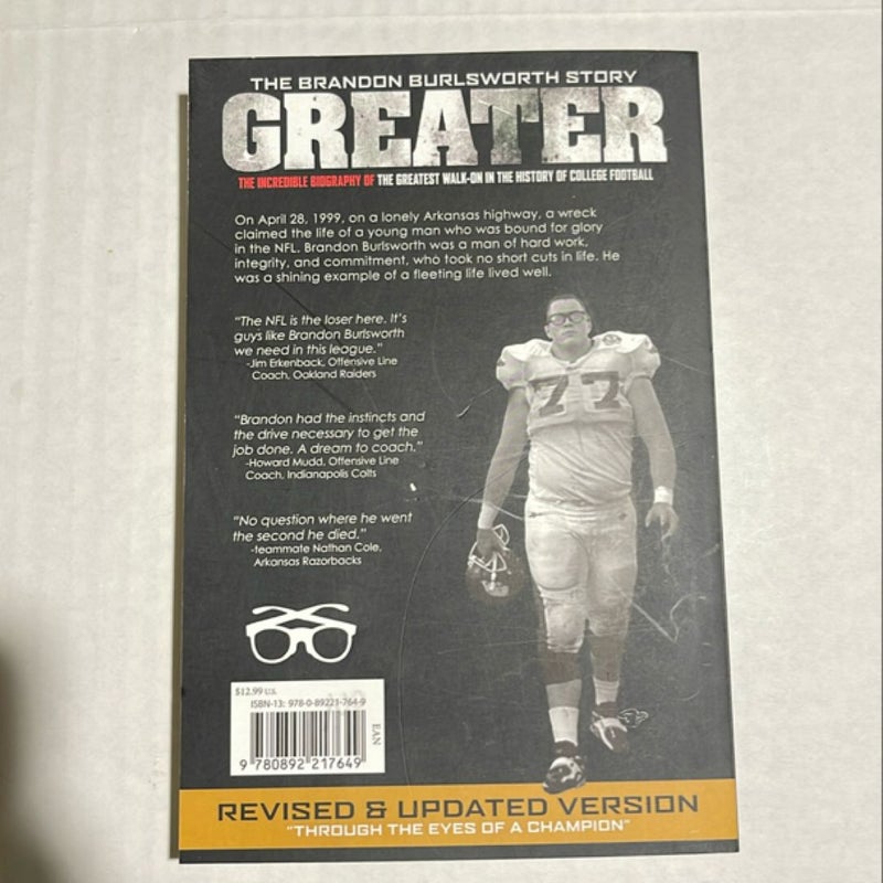 Greater The Brandon Burlsworth Story