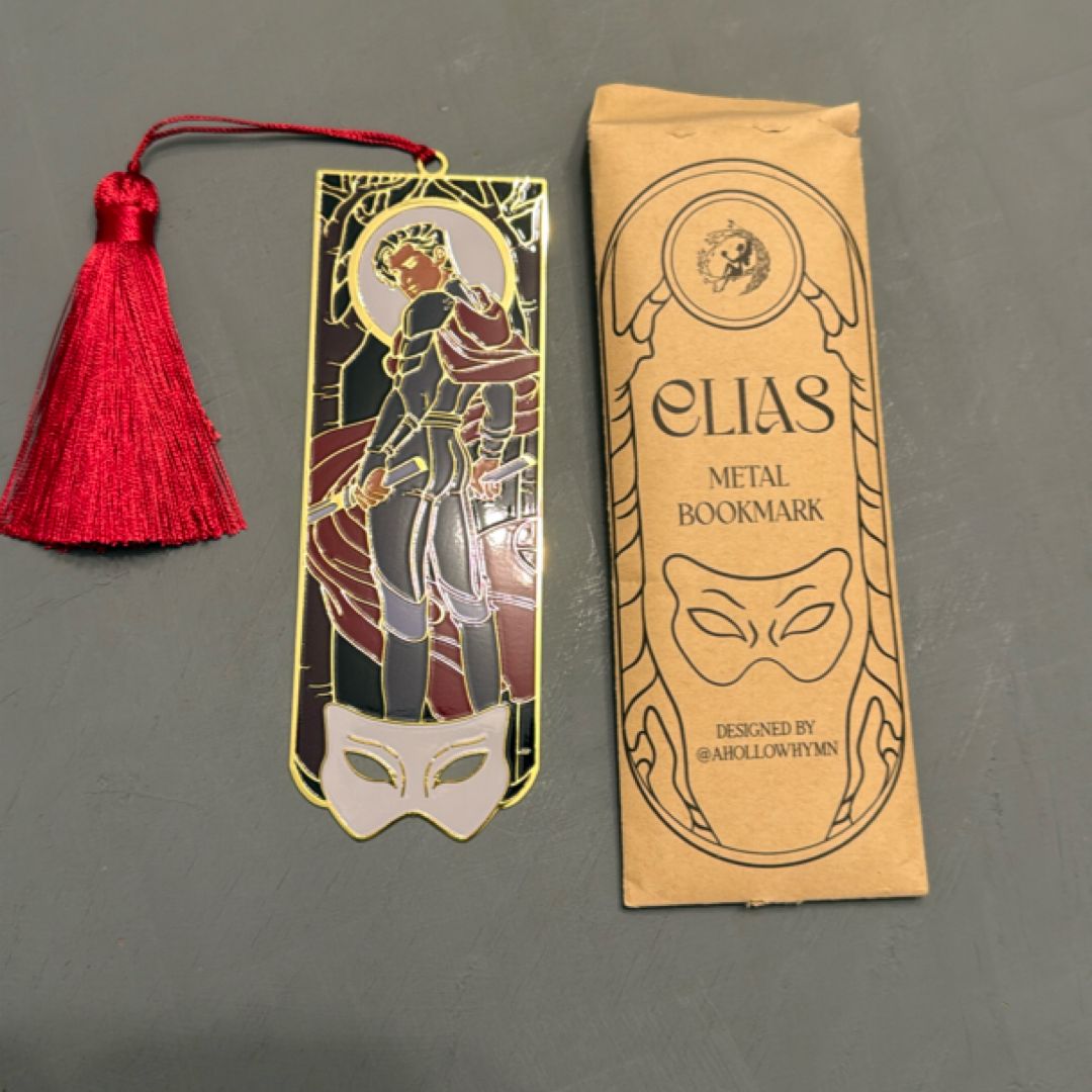 Elias metal bookmark