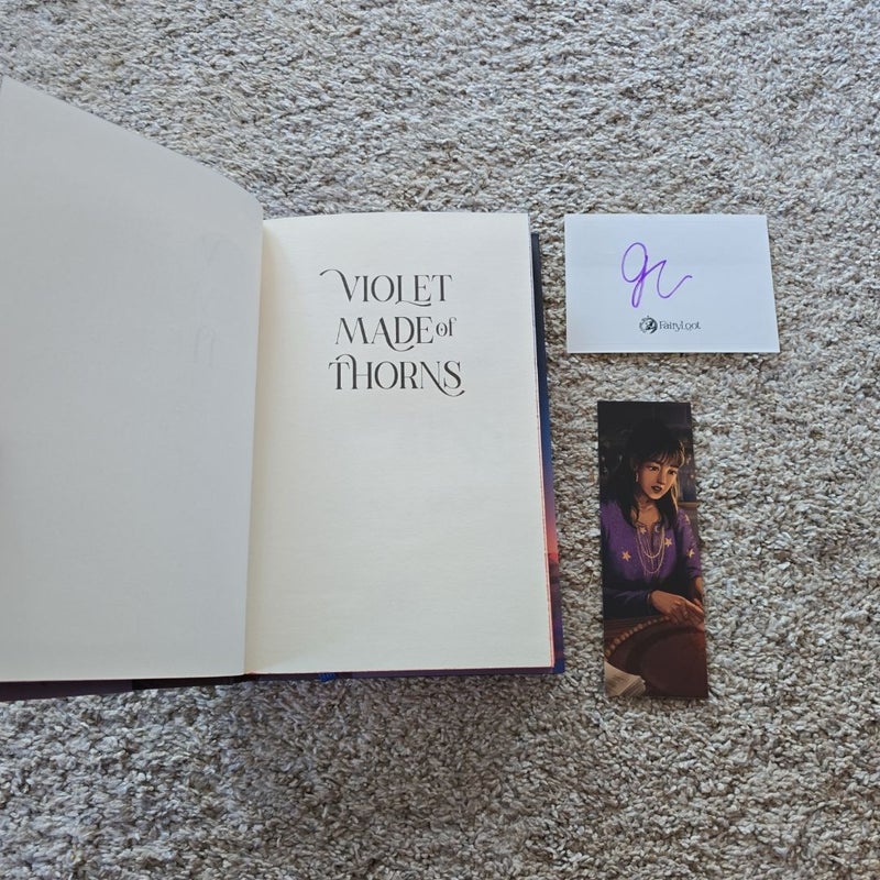 Violet Made of Thorns (Fairyloot Signed Bookplate)