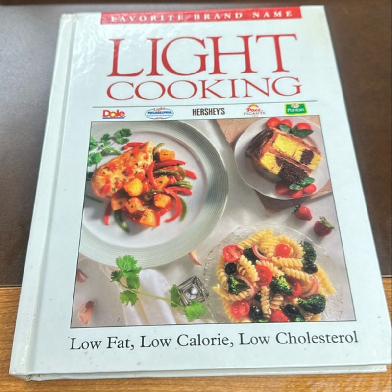 Low Fat, Low Calorie, Low Cholesterol Light Cooking.